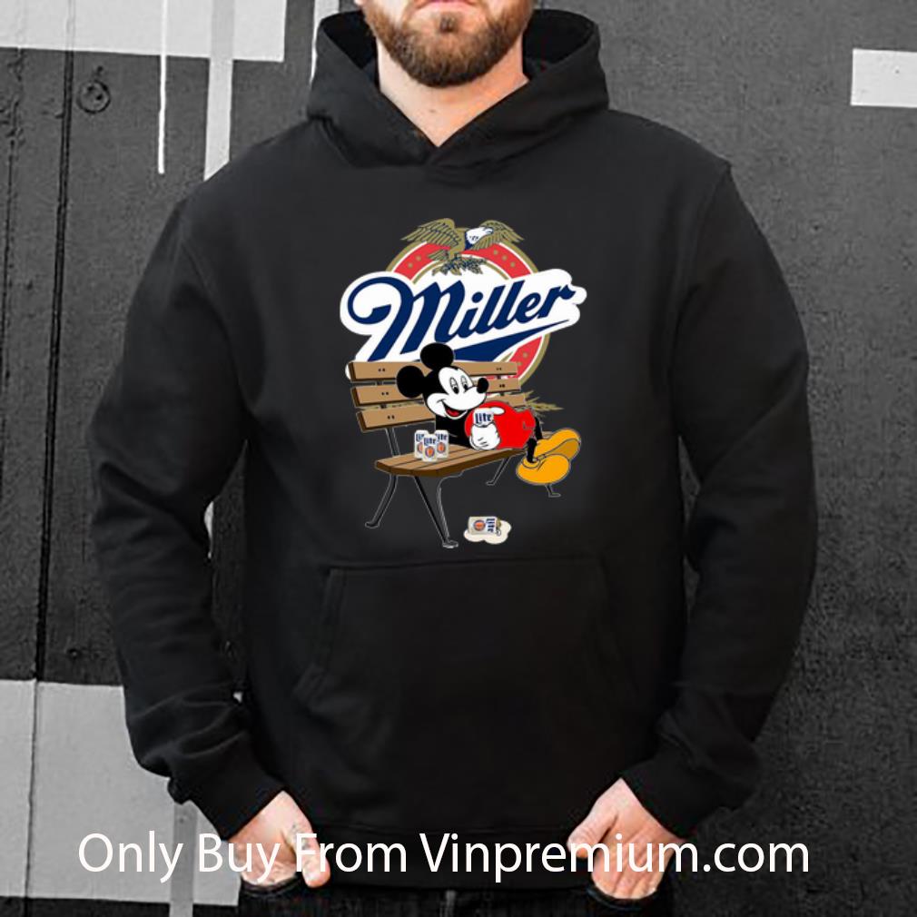 0c13038c pretty mickey mouse drink miller beer shirt 4 - Pretty Mickey Mouse Drink Miller Beer shirt