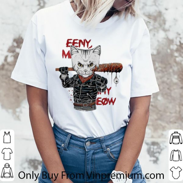 Original Negan Cat Eeny Meeny Miny Meow shirt