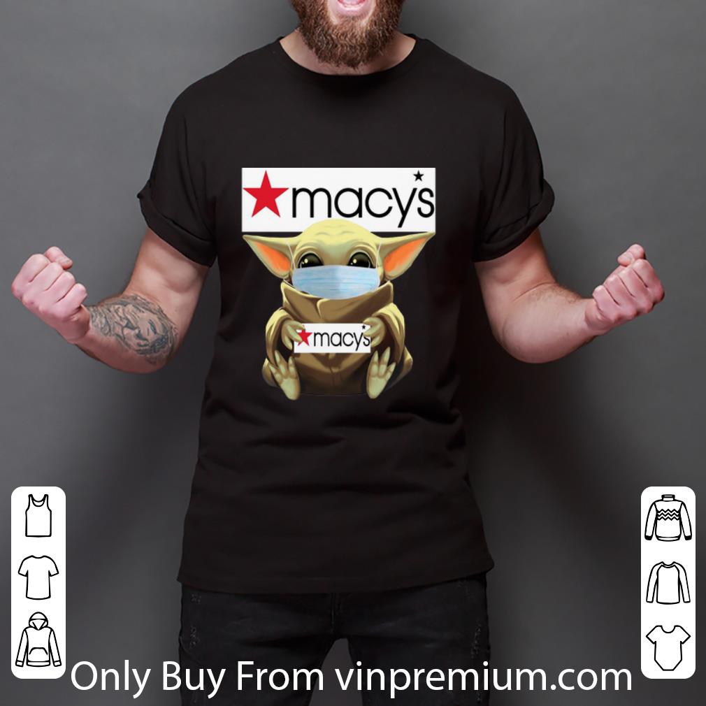 Nice Star Wars Baby Yoda Face Mask Hug Macy’s shirt Nice Star Wars Baby Yoda Face Mask Hug Macy’s shirt