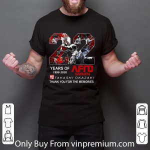 Premium 22 Years Of Afro Samurai Takashi Okazaki Thank You For The Memories shirt
