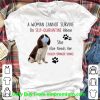 Official A Woman Cannot Survive On Self-Quarantine Alone English Springer Spaniel shirt