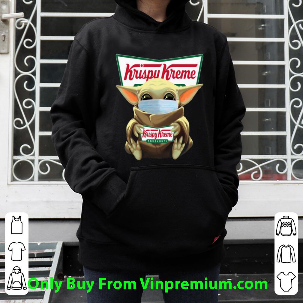 420a5619 awesome star wars baby yoda face mask hug krispy kreme shirt 4 - Awesome Star Wars Baby Yoda Face Mask Hug Krispy Kreme shirt