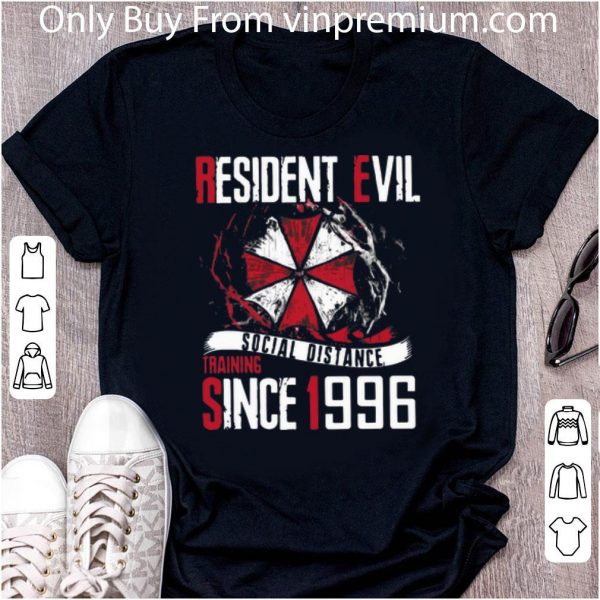 Premium Resident Evil Social Distance Training Since 1996 shirt