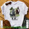 Great Dinosaur Godzilla Face Mask 2020 #Quarantined Covid-19 shirt