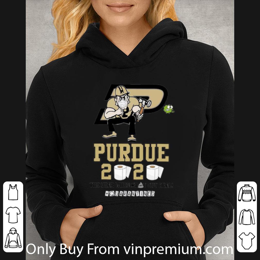 5a671376 original purdue boilermakers mask 2020 the year when shit got real quarantined shirt 4 - Original Purdue Boilermakers Mask 2020 The Year When Shit Got Real Quarantined shirt