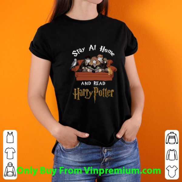 Top Stay At Home And Read Harry Potter Face Mask Covid-19 shirt