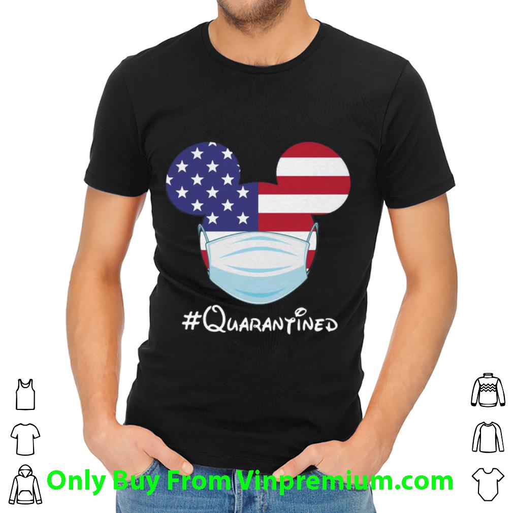 Awesome Mickey American Flag Face Mask #Quarantined shirt