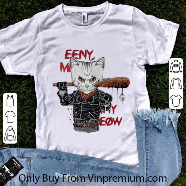 Original Negan Cat Eeny Meeny Miny Meow shirt