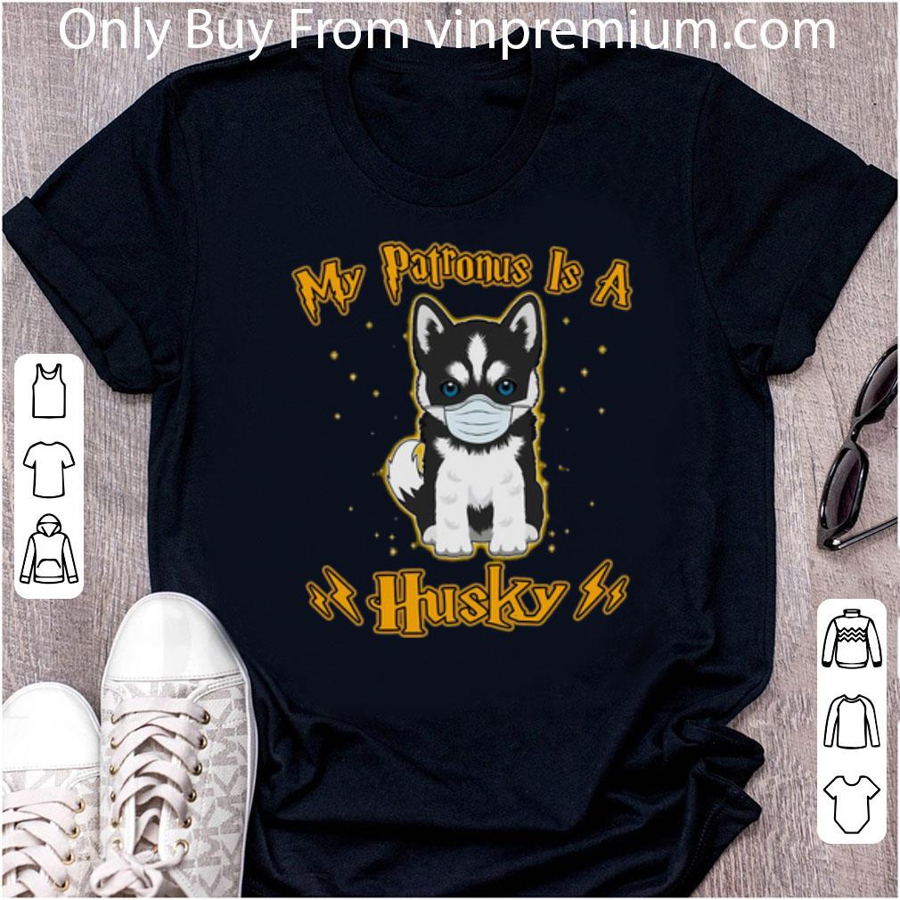 Nice My Patronus Is A Husky Face Mask shirt