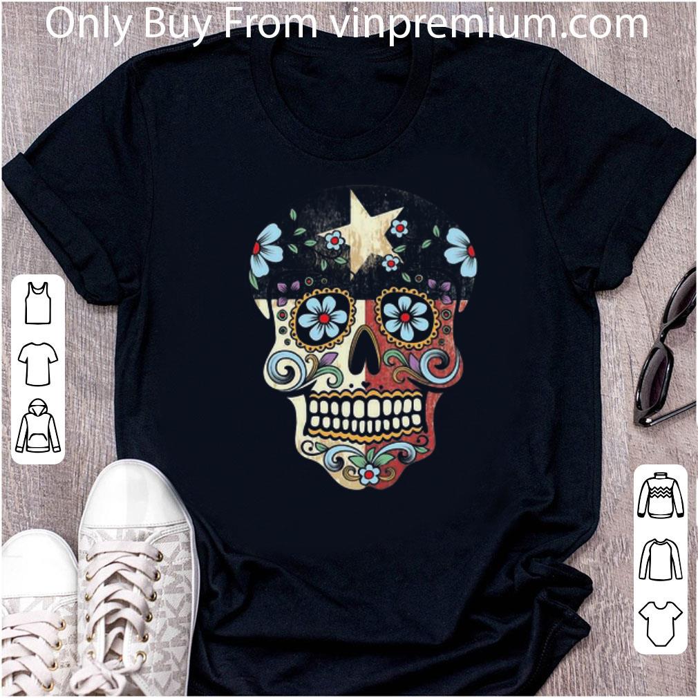 Original Sugar Skull Texas Star shirt