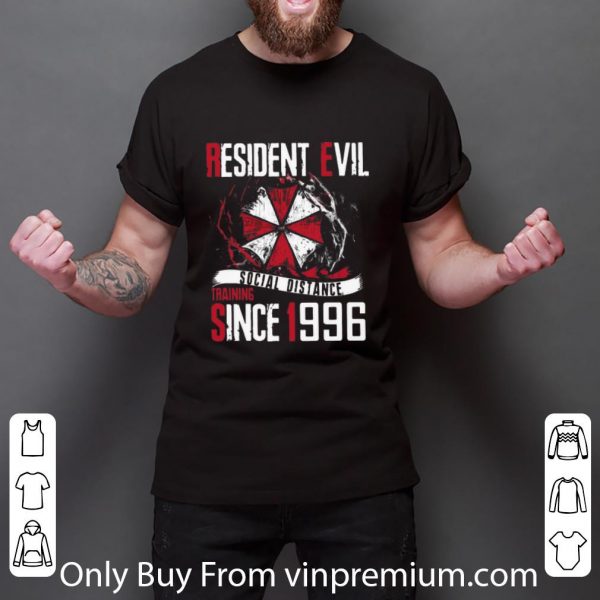 Premium Resident Evil Social Distance Training Since 1996 shirt