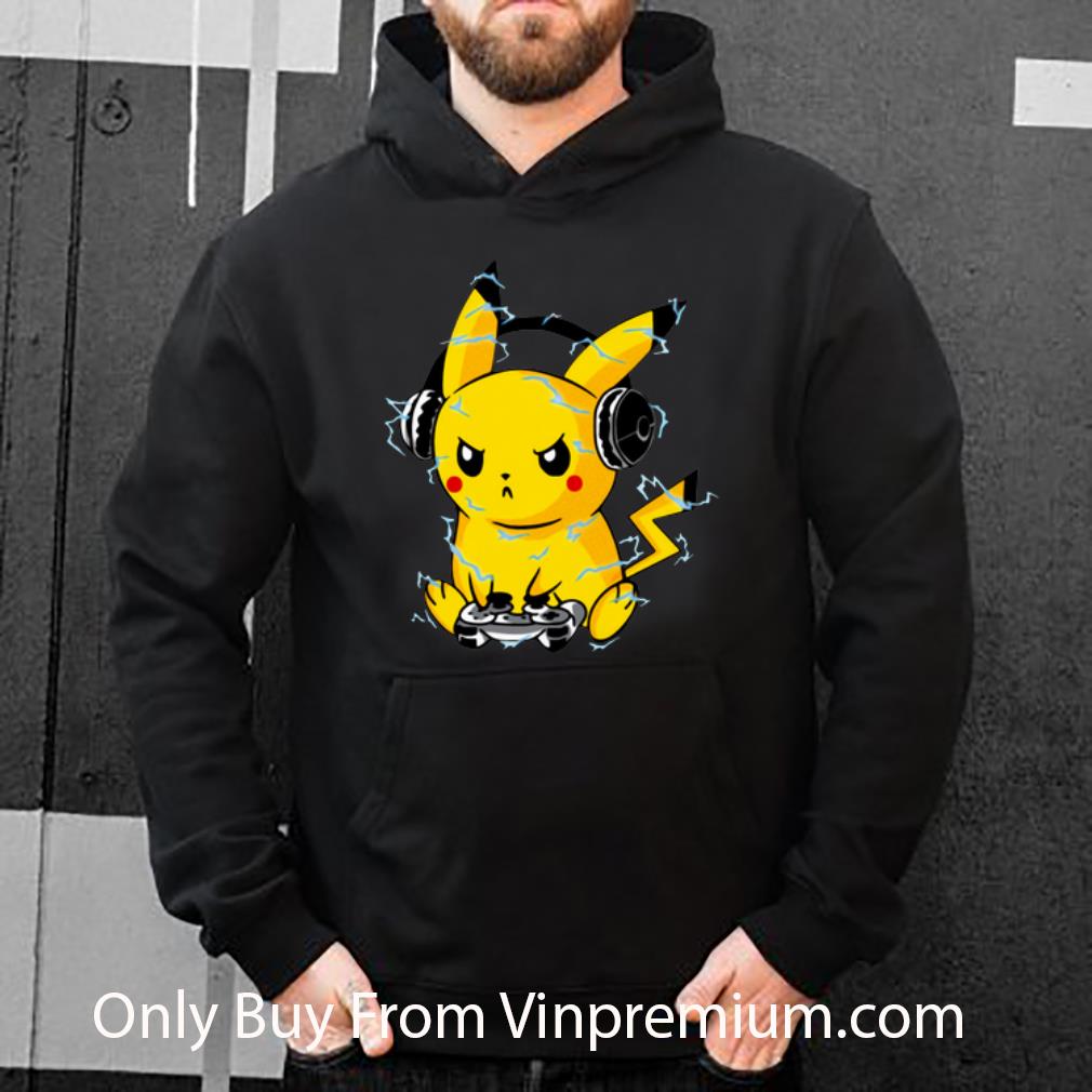 Hot Pikachu Playing Game Pew Pew Pika Pika shirt 4 - Hot Pikachu Playing Game Pew Pew Pika Pika shirt