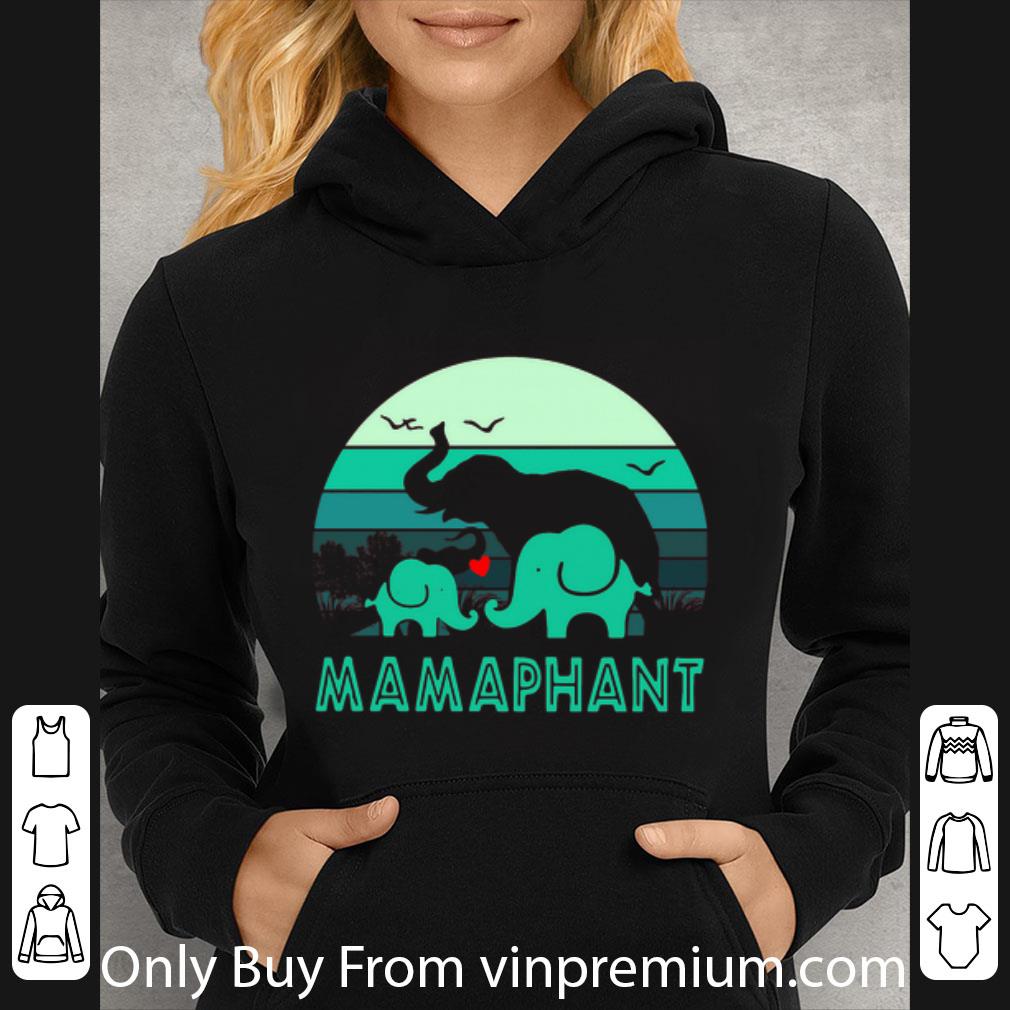 Original Vintage Elephant Mamaphant Mother s Day shirt 4 - Original Vintage Elephant Mamaphant Mother's Day shirt
