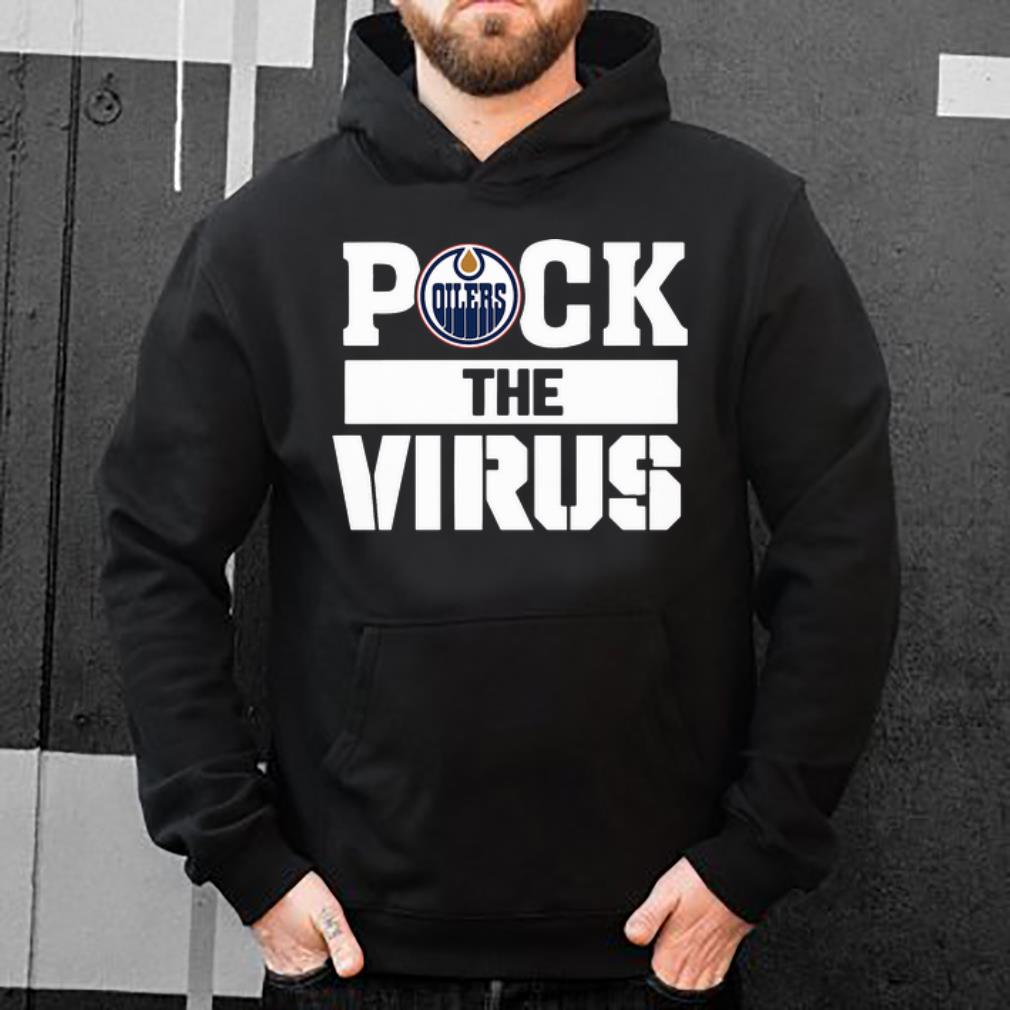Pretty Puck The Virus Edmonton Oilers shirt 4 - Pretty Puck The Virus Edmonton Oilers shirt