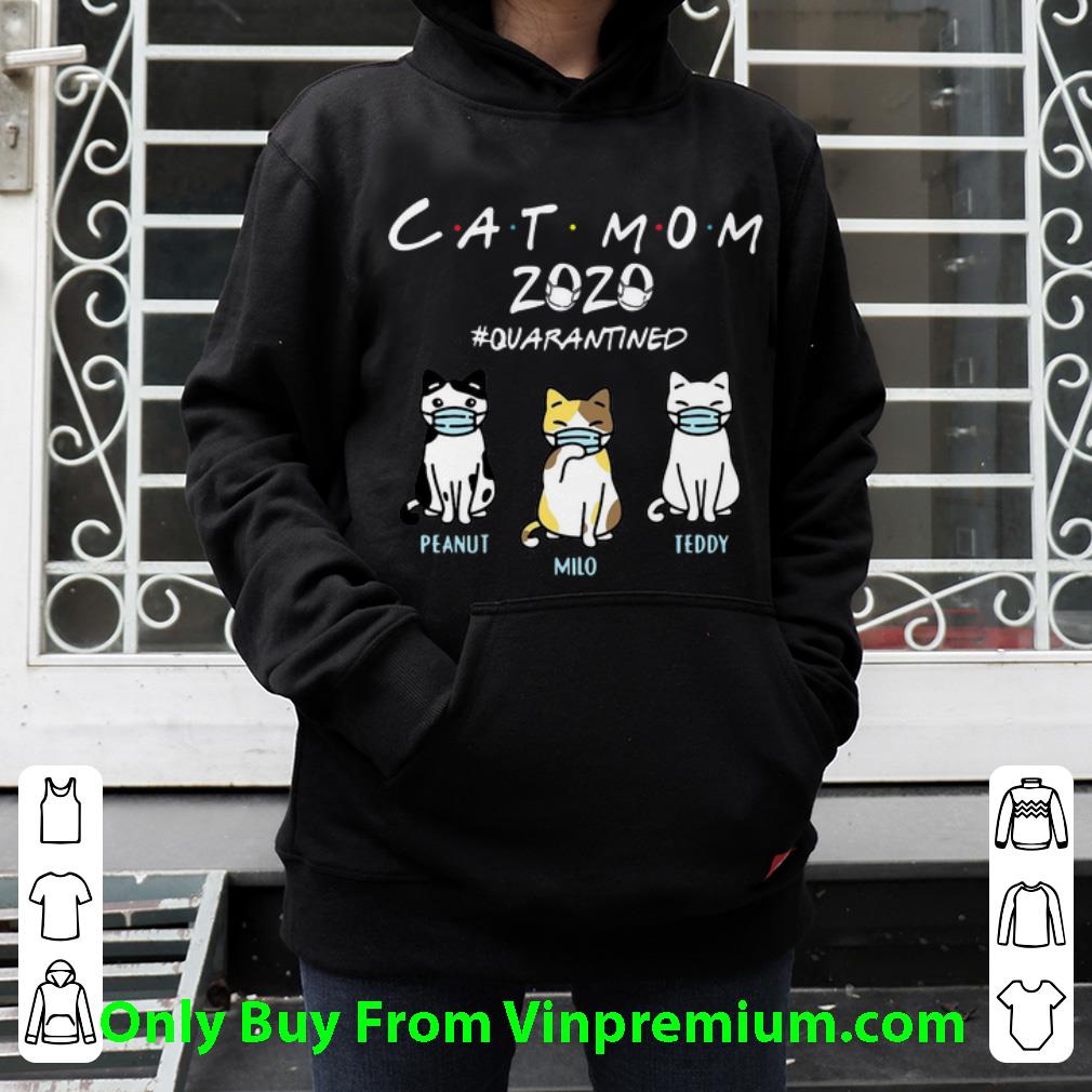 a2bfbb81 top cat mom 2020 quarantined peanut milo teddy covid 19 shirt 4 - Top Cat Mom 2020 #Quarantined Peanut Milo Teddy Covid-19 shirt