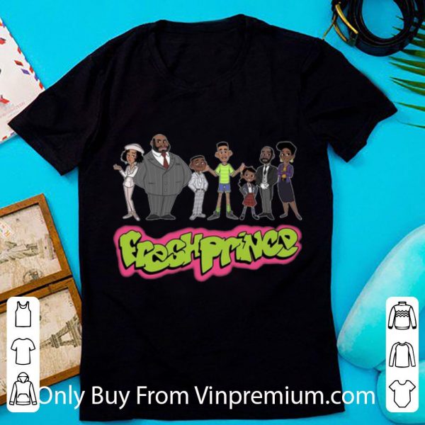 Great The Fresh Prince Of Bel Air Cartoon Characters shirt