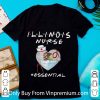 Hot Illinois Nurse Heart Stethoscope Illinois Flag #Essential shirt