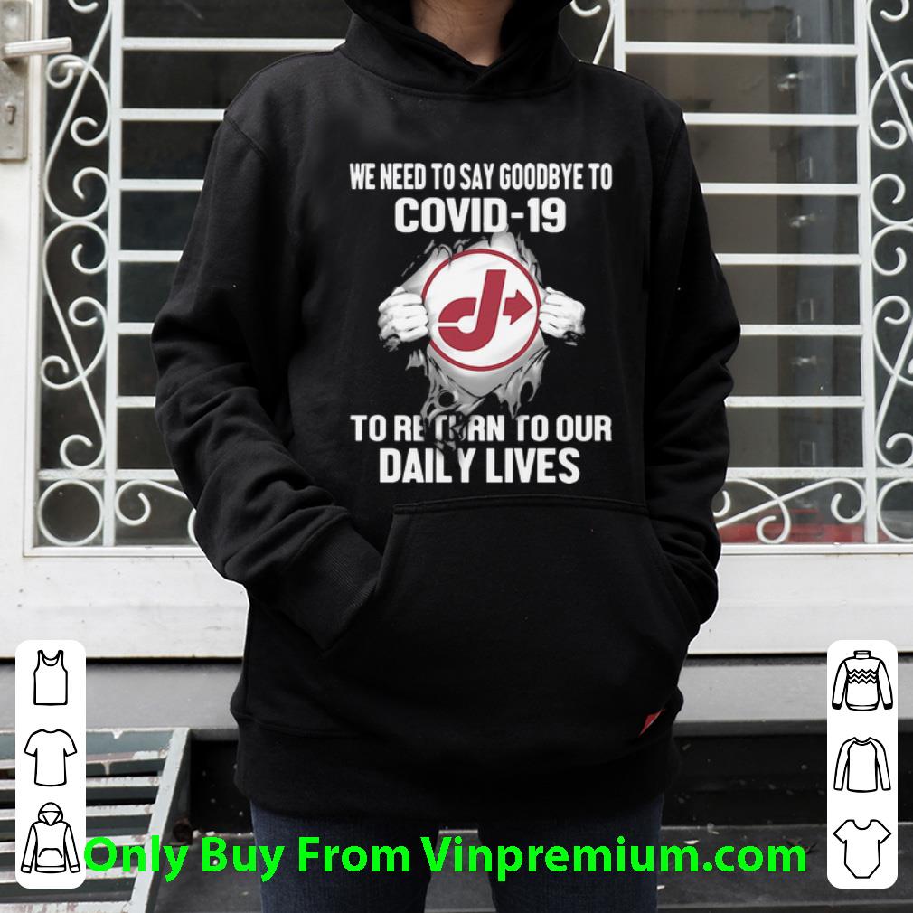 be4113a2 official jiffy lube we need to say goodbye to covid 19 shirt 4 - Official Jiffy Lube We Need To Say Goodbye To Covid-19 shirt