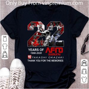 Premium 22 Years Of Afro Samurai Takashi Okazaki Thank You For The Memories shirt
