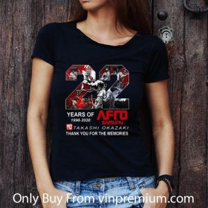 Premium 22 Years Of Afro Samurai Takashi Okazaki Thank You For The Memories shirt 2