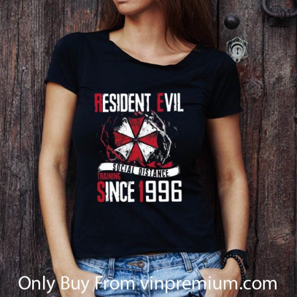 Premium Resident Evil Social Distance Training Since 1996 shirt
