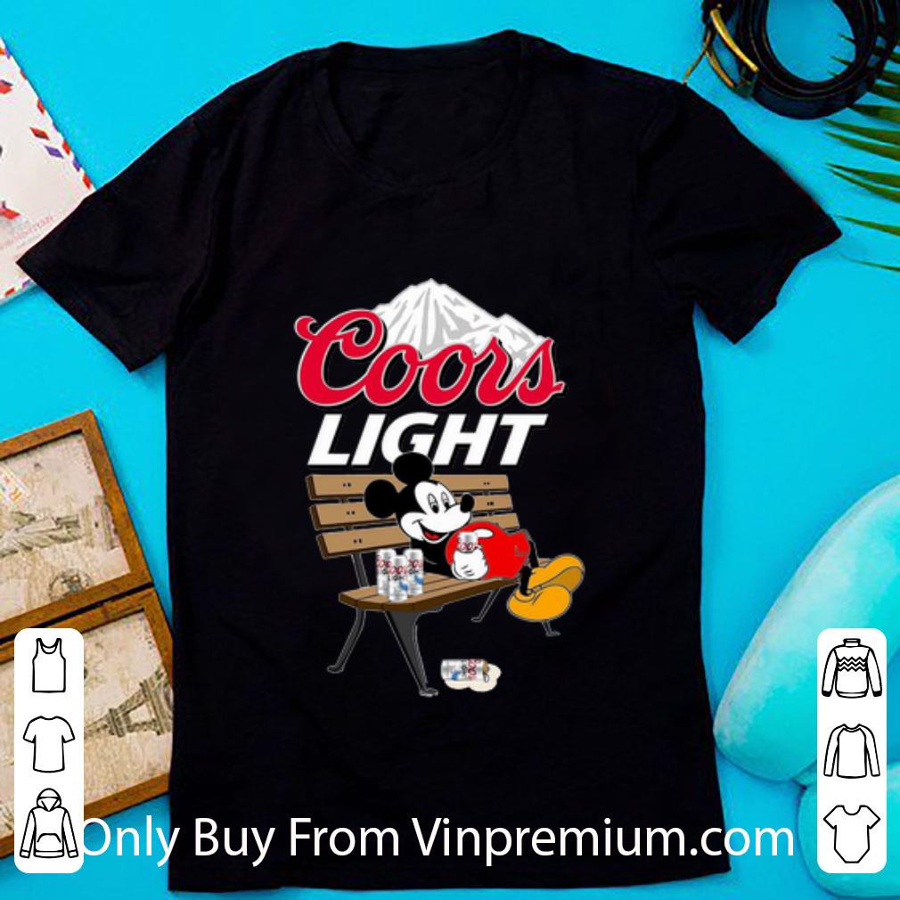 Pretty Mickey Mouse Drink Coors Light shirt