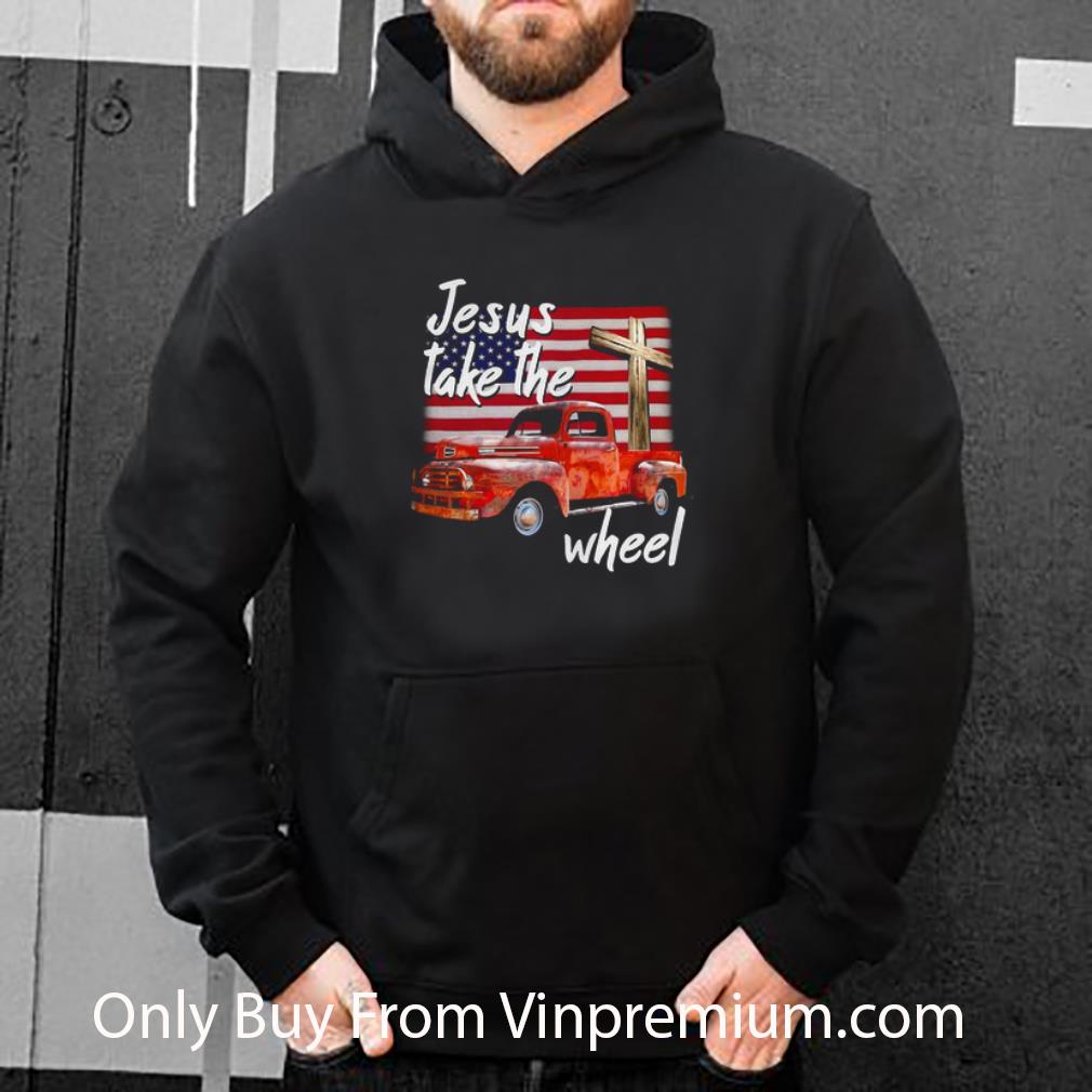 078aaef0 official american flag truck jesus take the wheel shirt 4 - Official American Flag Truck Jesus Take The Wheel shirt