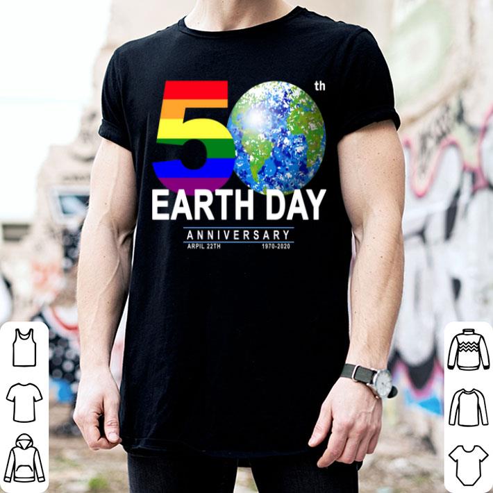 Earth Day 50th Anniversary Planet Earth LGBT Shirt