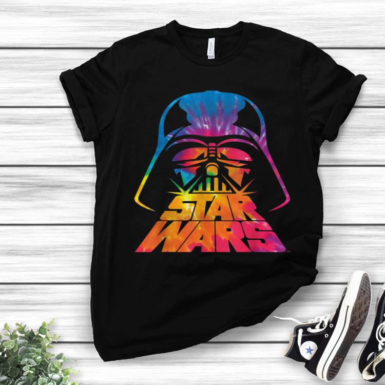 Star Wars Darth Vader Tie-Dye Helmet Logo Shirt