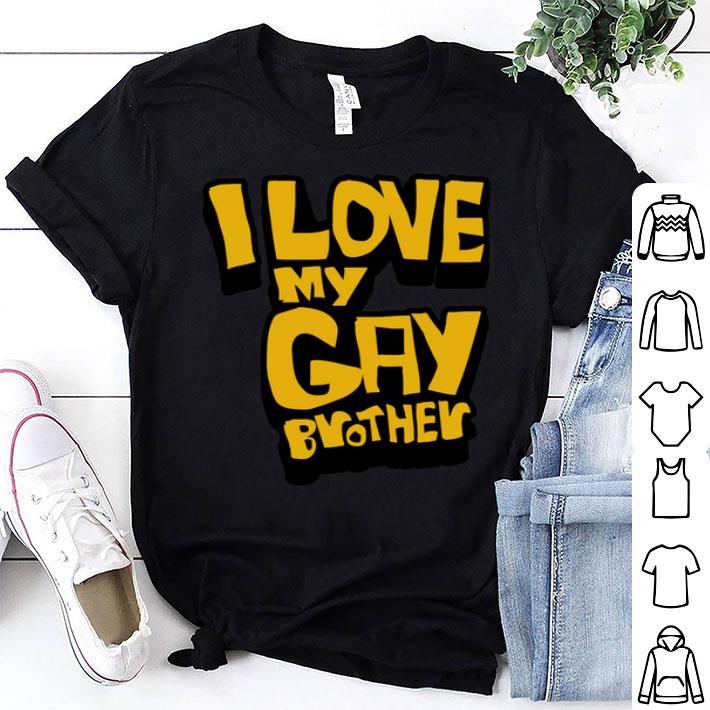 Gay Brother Love Pride LGBT Sibling Love is Forever Shirt