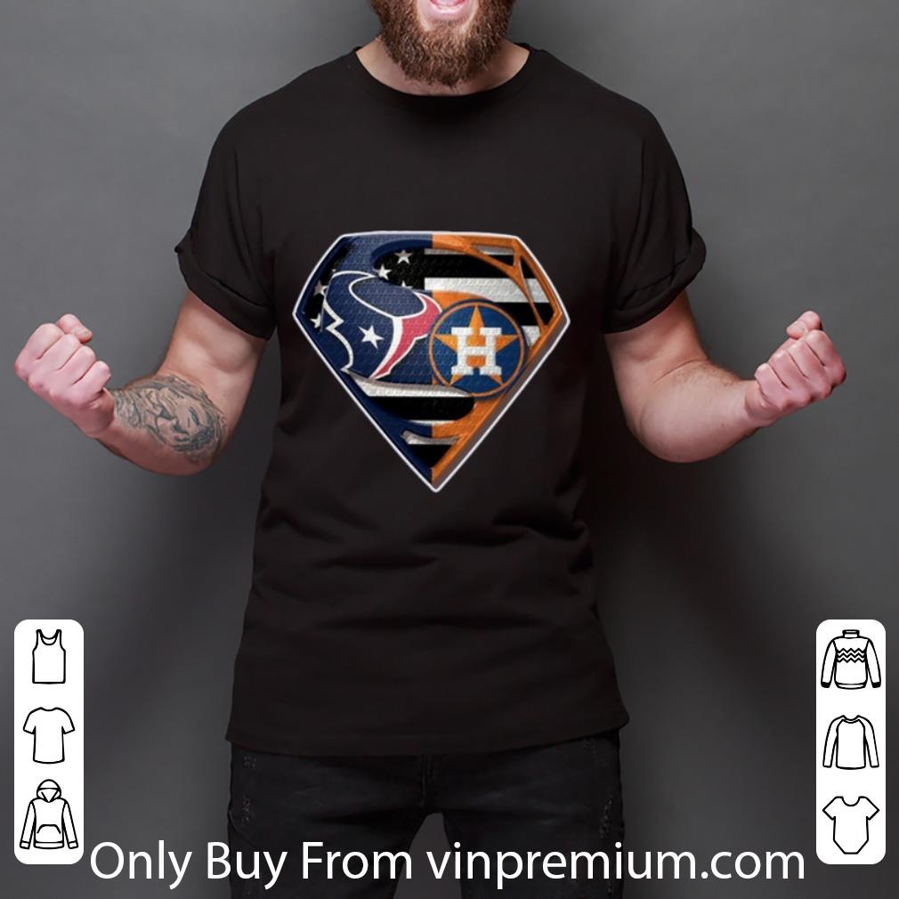 Nice Superman Houston Texas And Houston Astros shirt