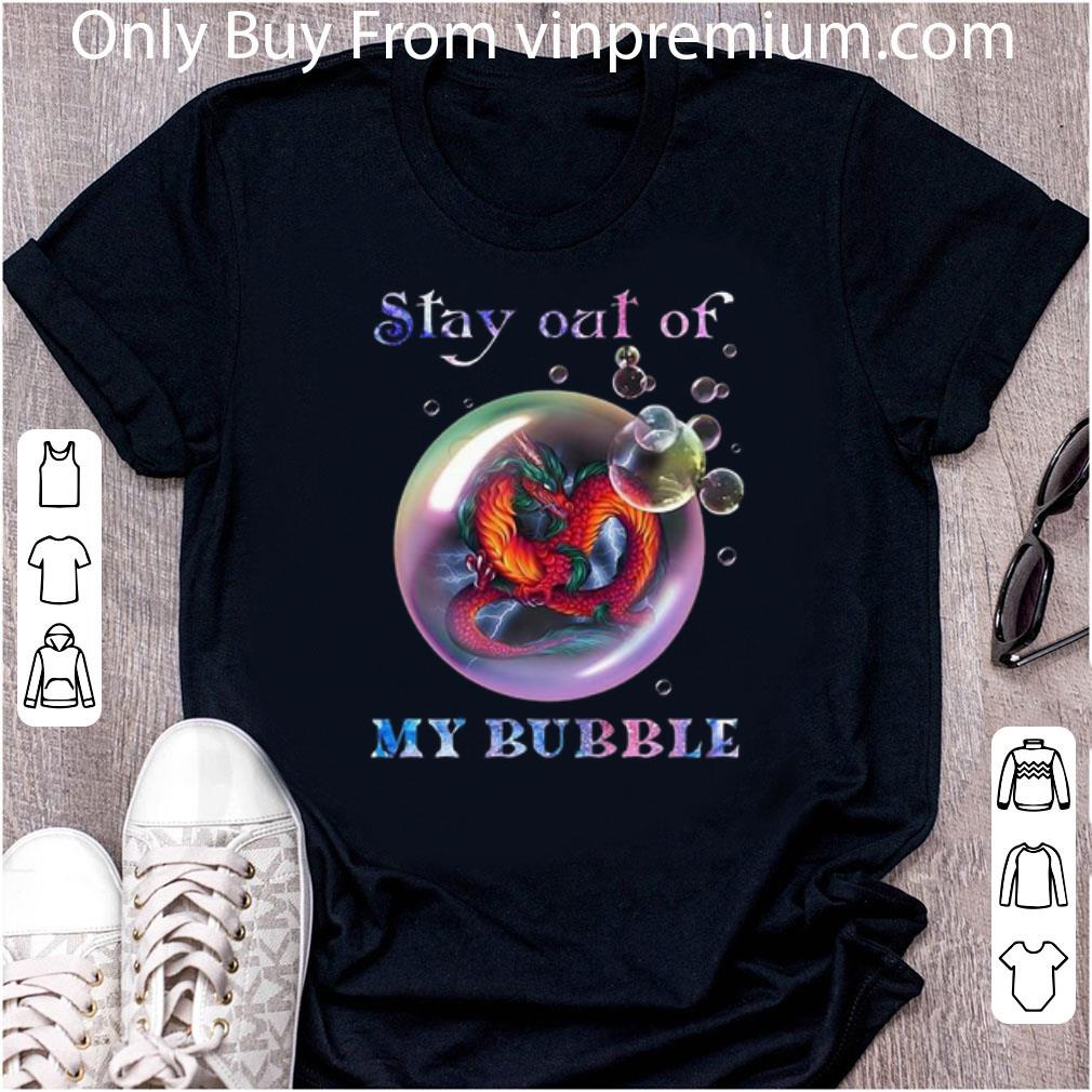 Premium Fiery Dragon Stay Out Of My Bubble Coronavirus shirt