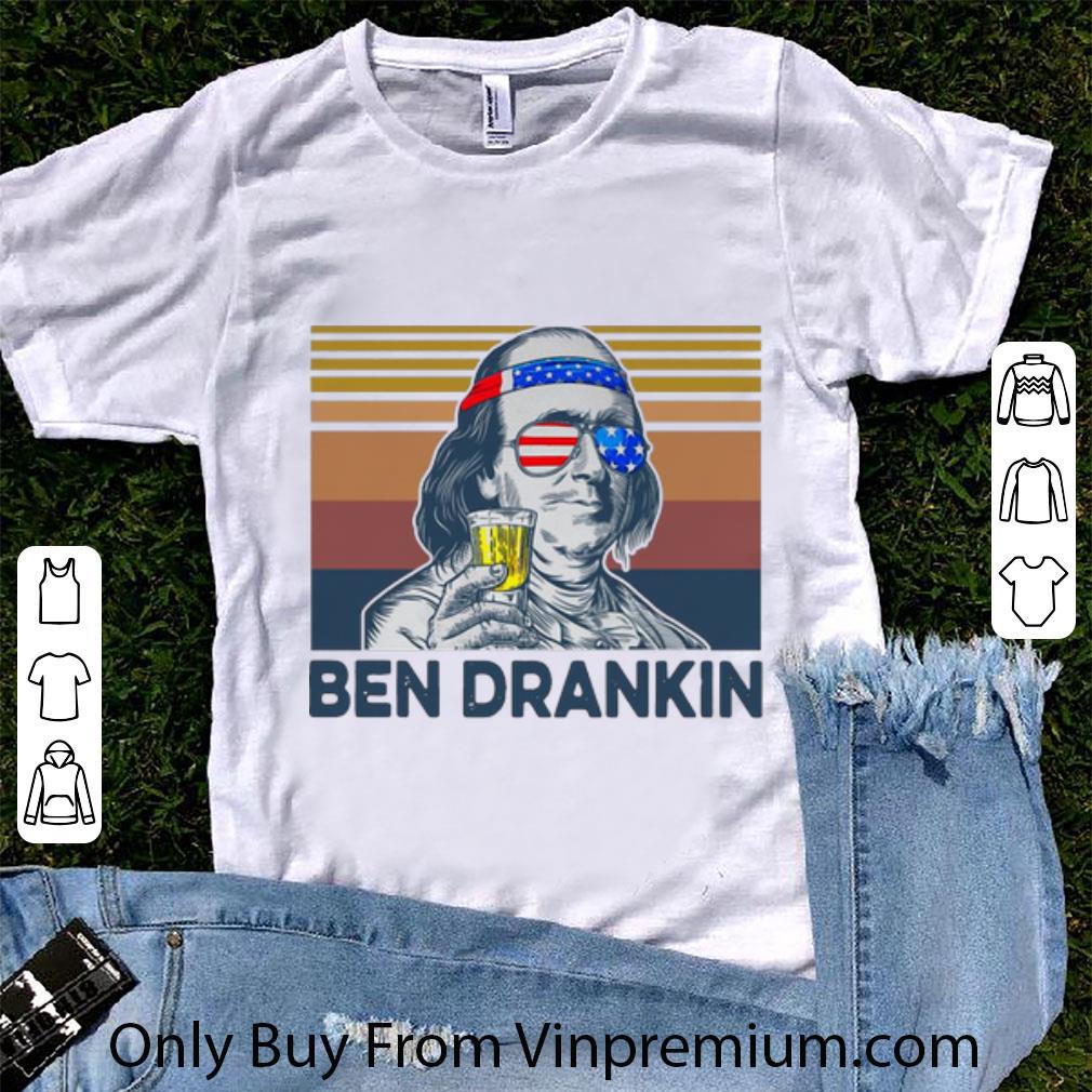 Premium Vintage Ben Drankin Independence Day shirt