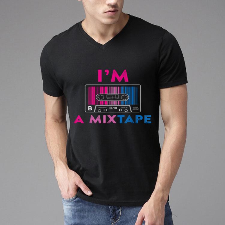 Bisexual Pride Flag Mixtape Men Women Gay Lesbian LGBT Shirt