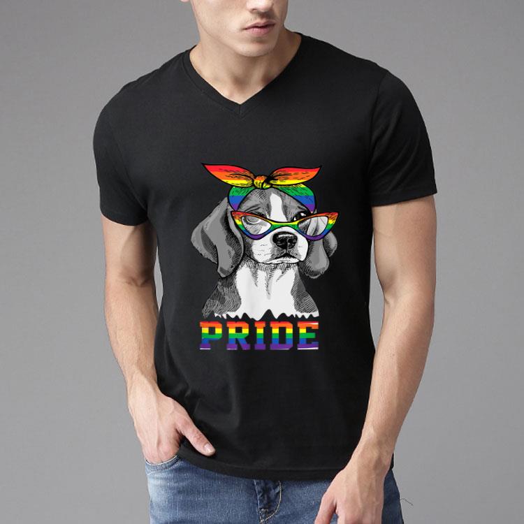 Cute Dog Lover Puppy Owner Beagle Mom Dad Gay Lesbian LGBT Shirt