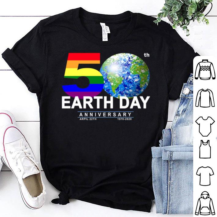Earth Day 50th Anniversary Planet Earth LGBT Shirt