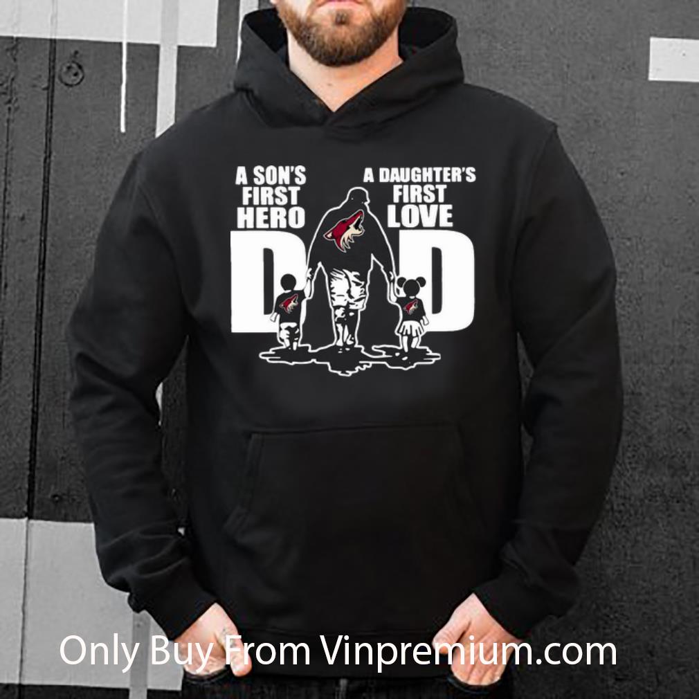 4f21adce official arizona coyotes dad a son s first hero a daughter s first love shirt 4 - Official Arizona Coyotes Dad A Son's First Hero A Daughter's First Love shirt