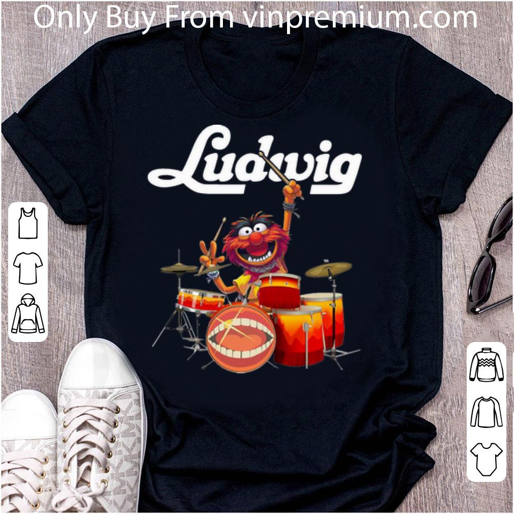 Original Ludwig Muppets Playing Drum shirt