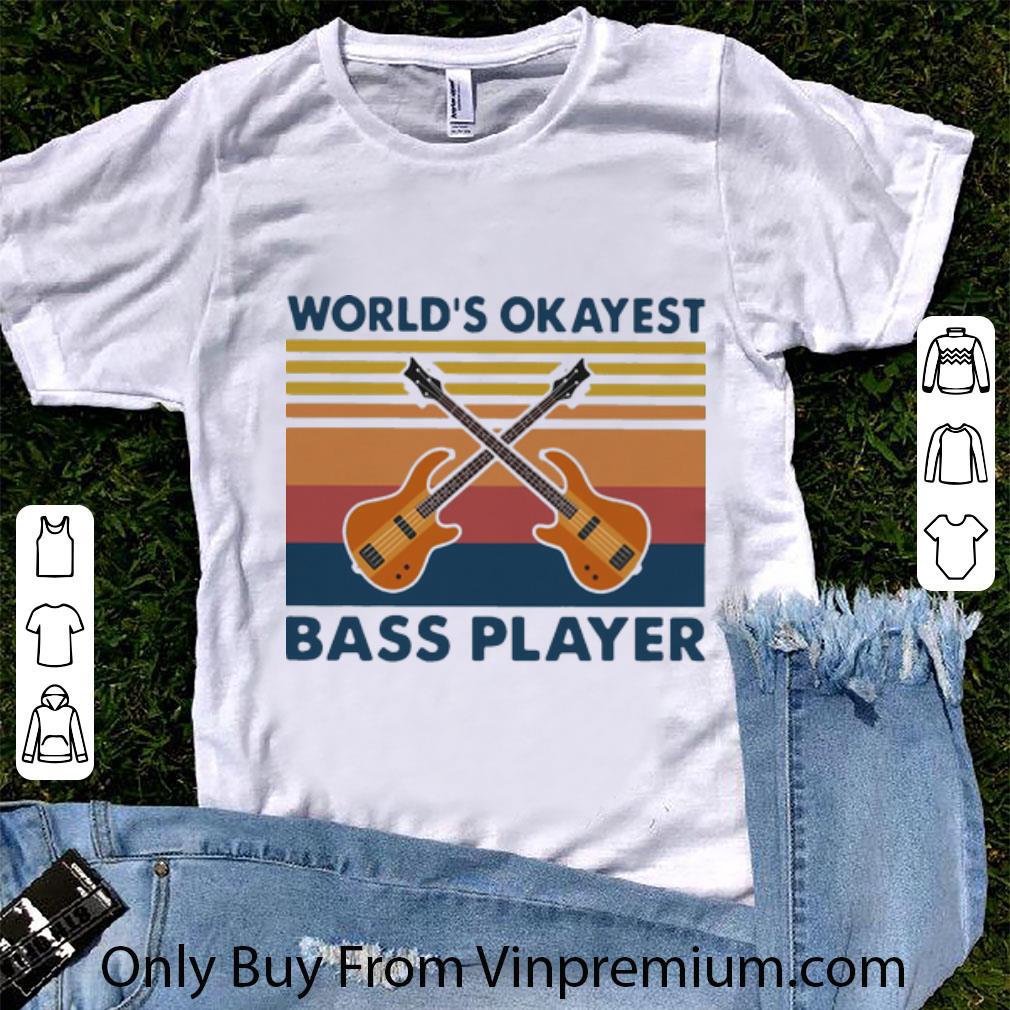 Top Vintage Guitars World’s Okayest Ball Player shirt