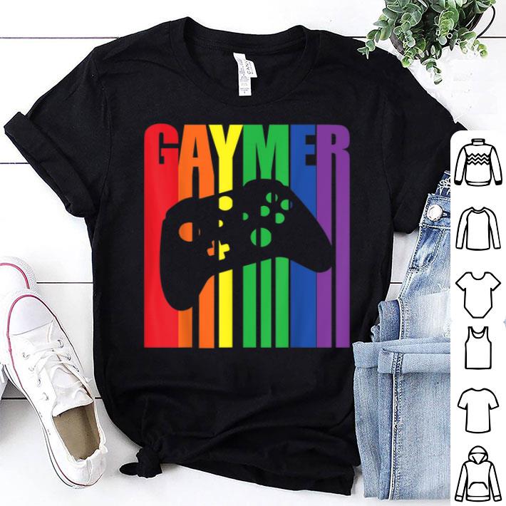 LGBT Gay Pride Rainbow Gaymer Shirt