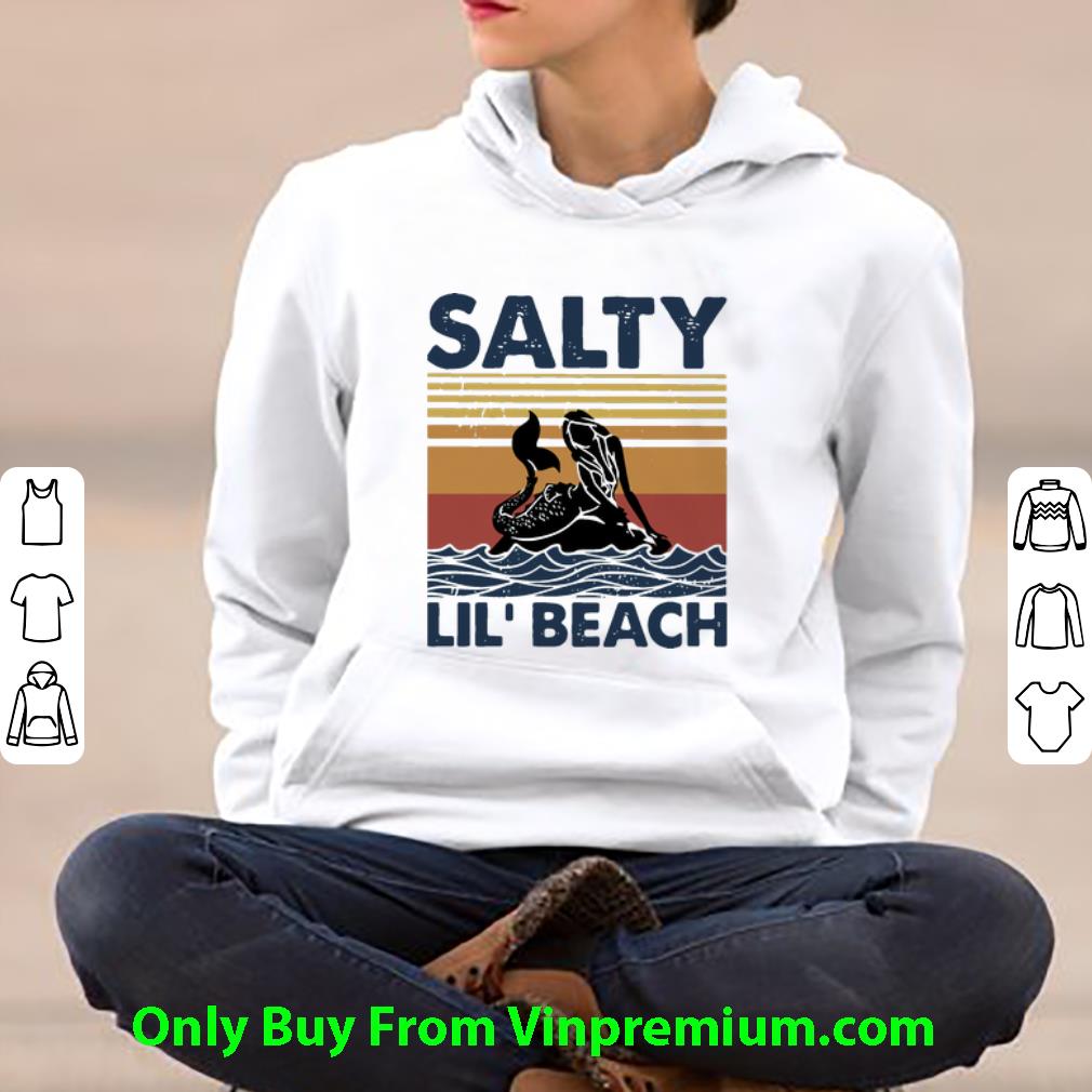 98d74a56 original vintage mermaid salty lil beach shirt 4 - Original Vintage Mermaid Salty Lil’ Beach shirt