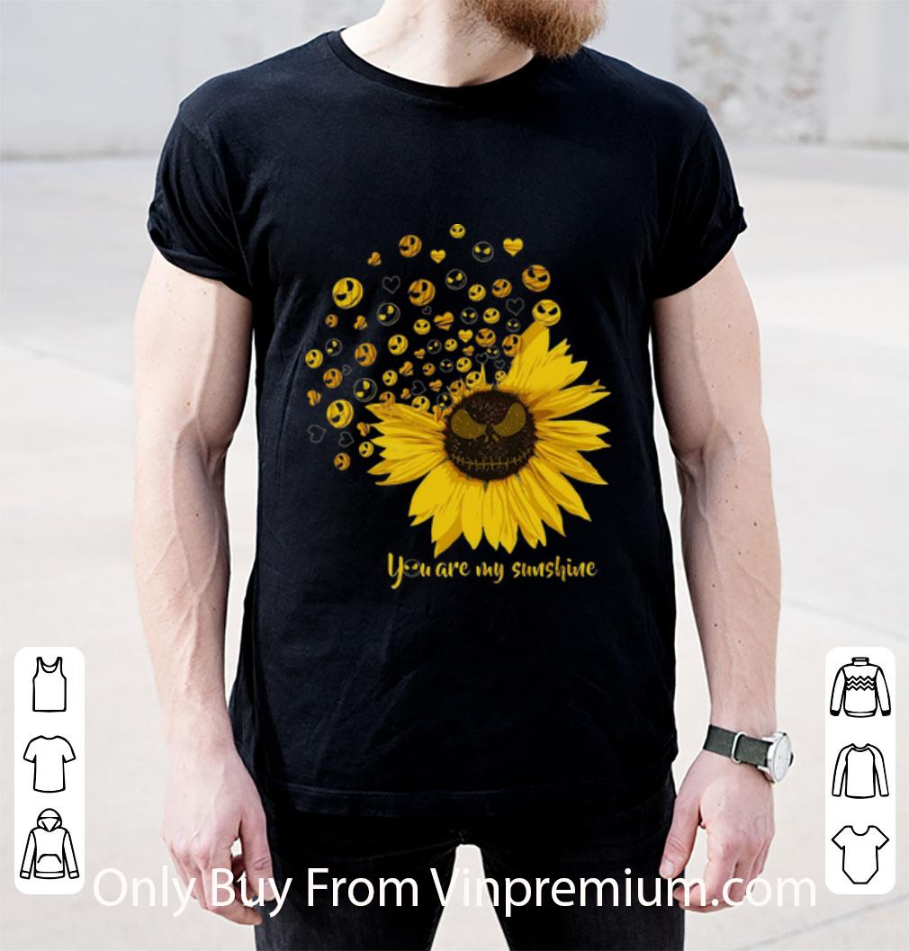 Hot Jack Skellington You Are My Sunshine Sunflower shirt