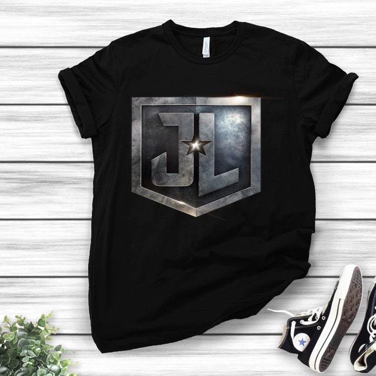 DC Justice League Logo Metallic Shirt
