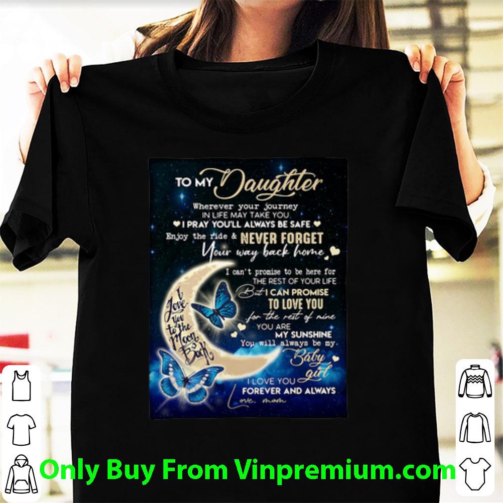 Top Daughter Promise To Love You For The Rest Fleece Blanket Never Forget shirt