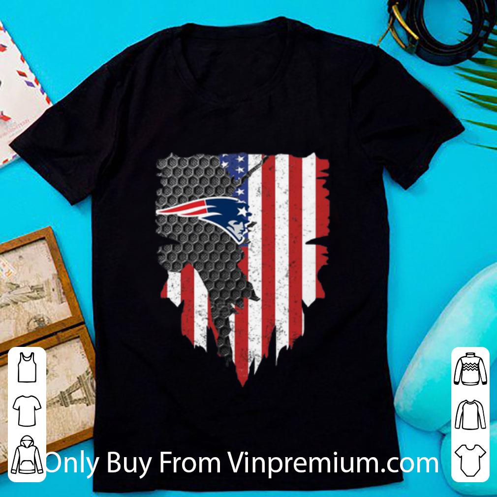 Premium New England Patriots American Flag shirt