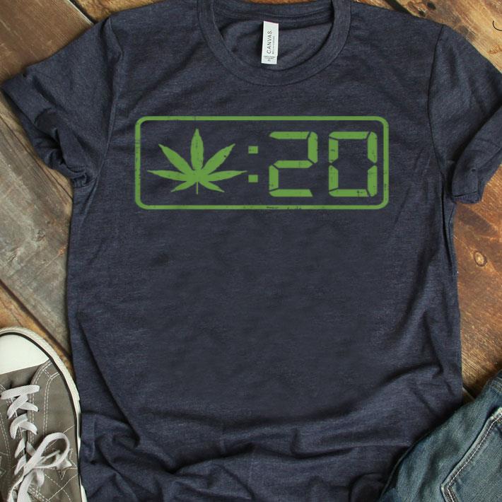 Weed 20 420 THC Cannabis Marijuana Leaf Stoner Gift Shirt