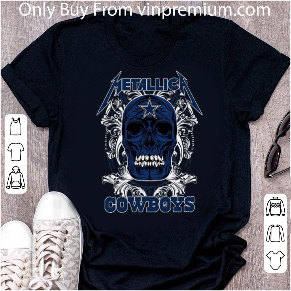 Original Dallas Cowboys Skull Metallica shirt