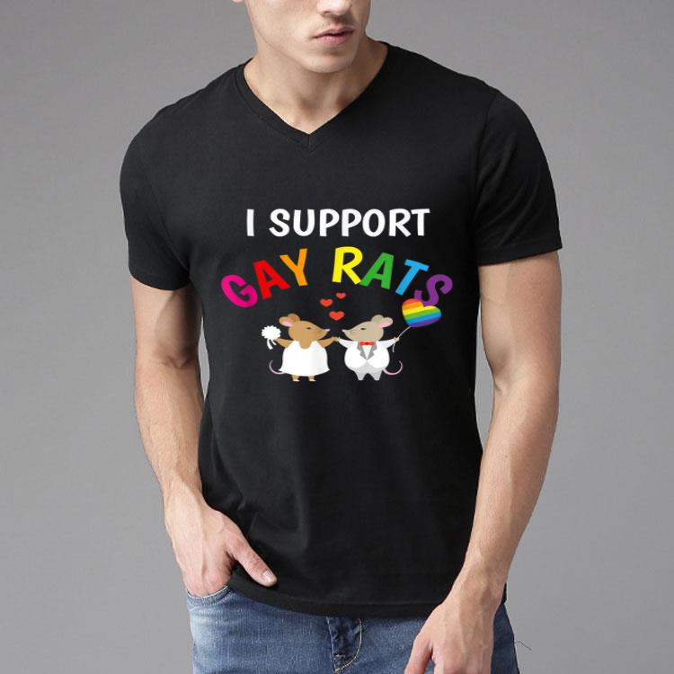 Gay Lesbian Rats Wedding Pride Celebration LGBT Rights Shirt