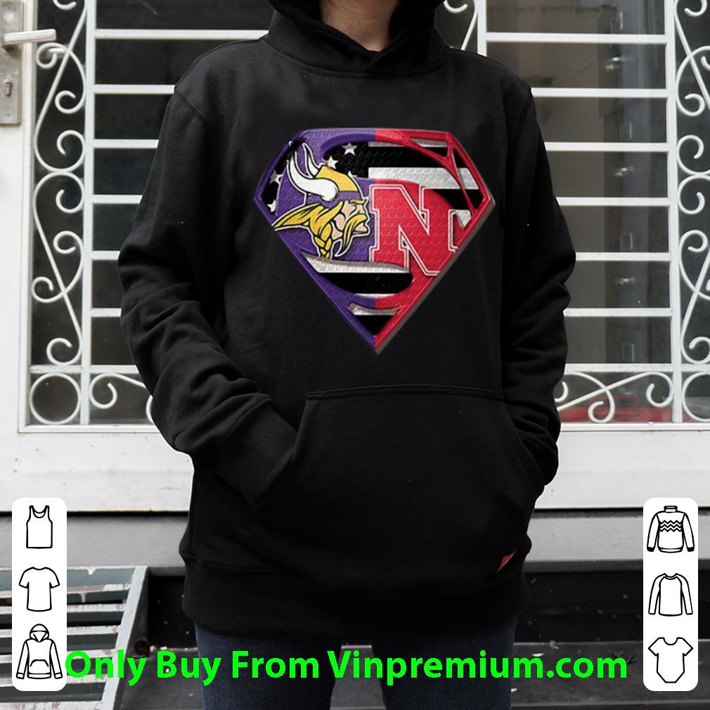 cb07e773 great superman new minnesota vikings and nebraska cornhuskers shirt 4 - Great Superman New Minnesota Vikings And Nebraska Cornhuskers shirt