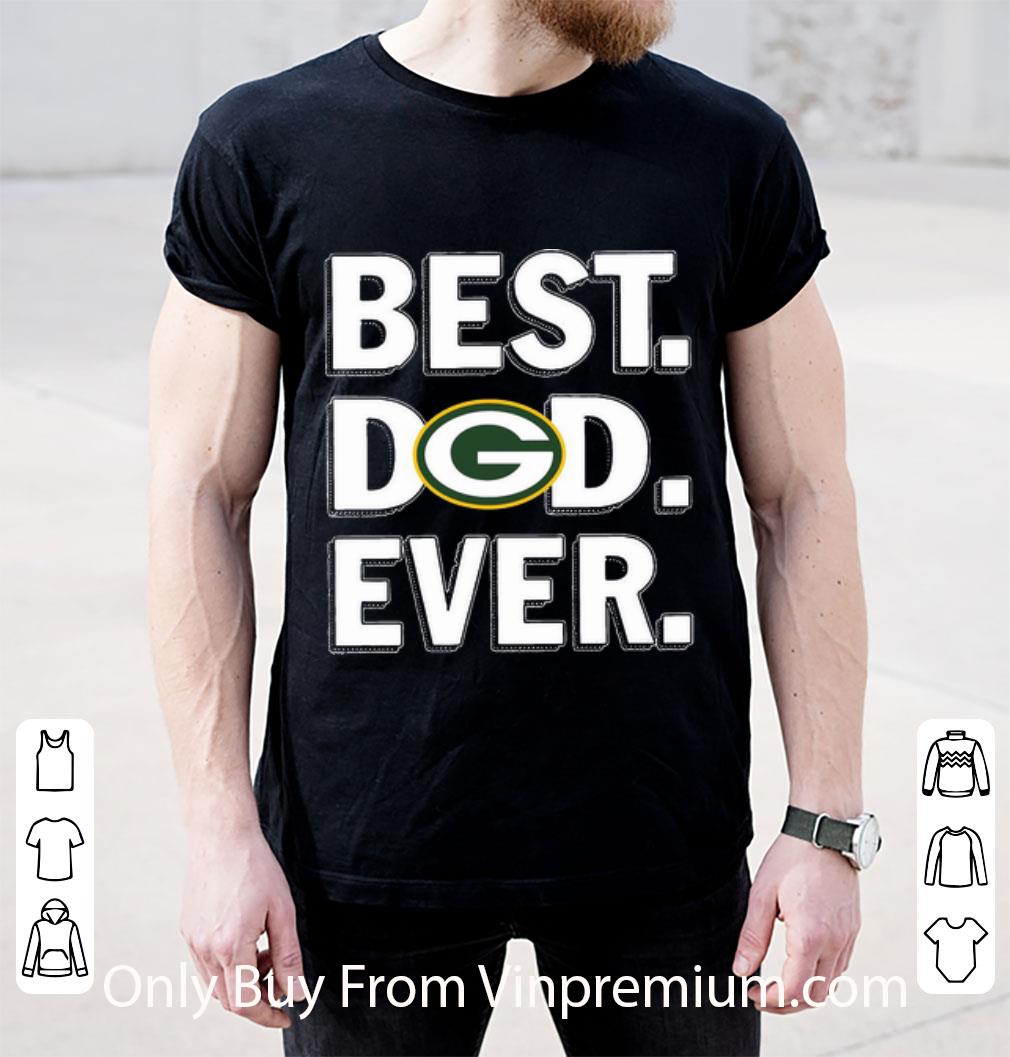 Official Green Bay Packers Best Dad Ever Happy Father's Day shirt